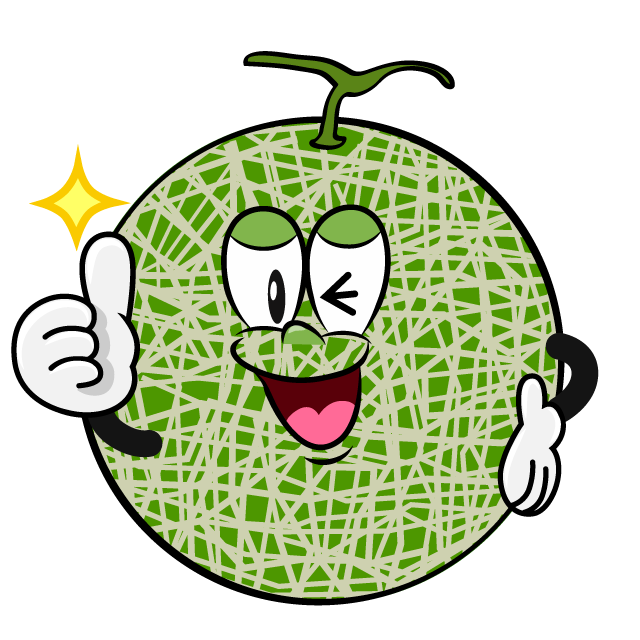 Thumbs up Melon