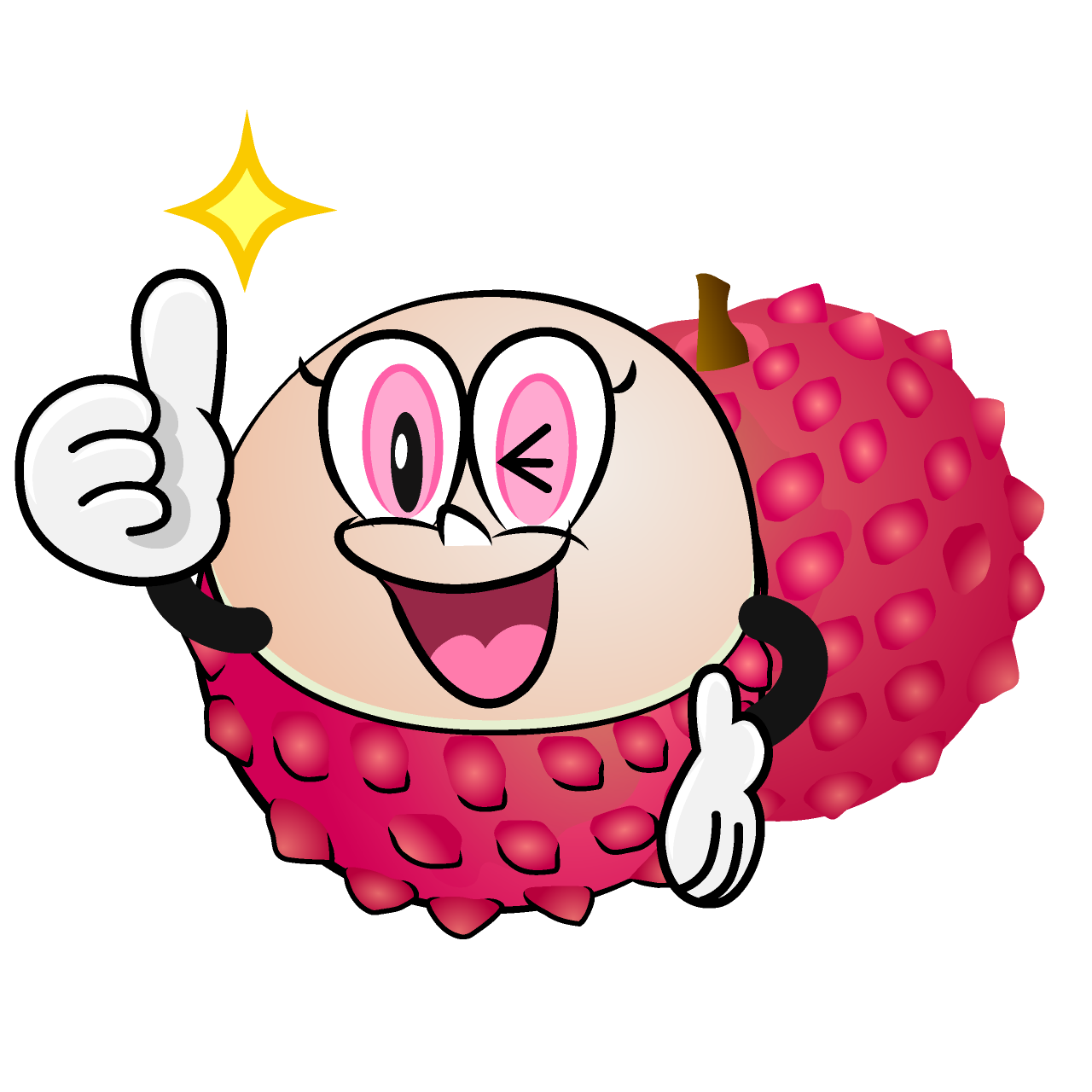 Thumbs up Lychee