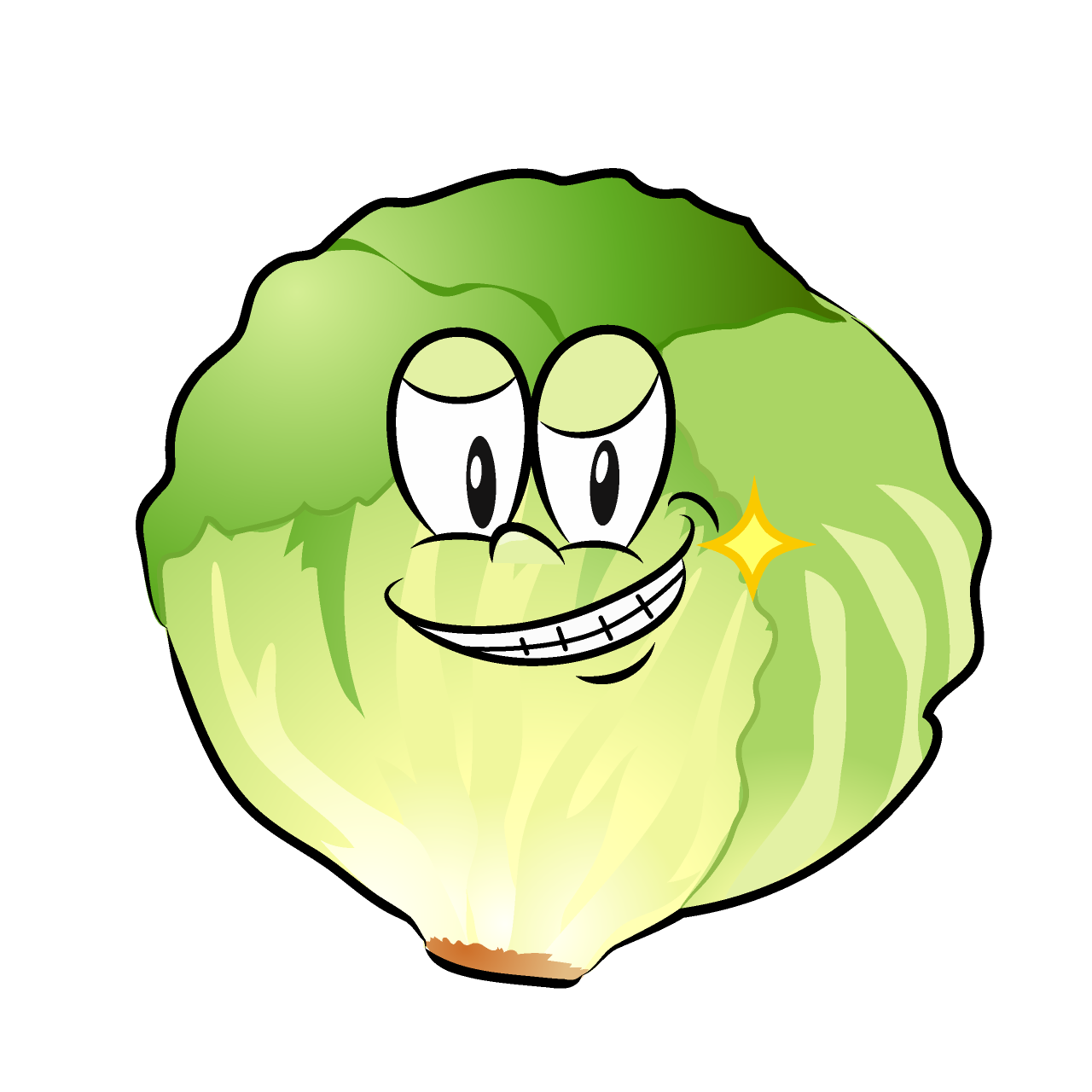 Lechuga Sonriendo