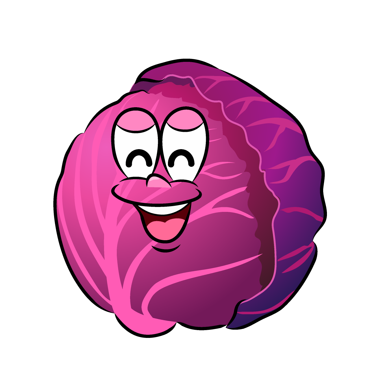 Smiling Red Cabbage