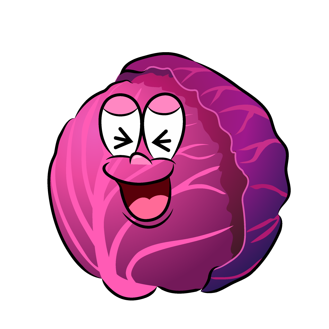 Laughing Red Cabbage