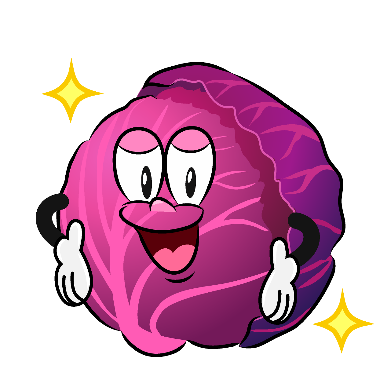 Glitter Red Cabbage