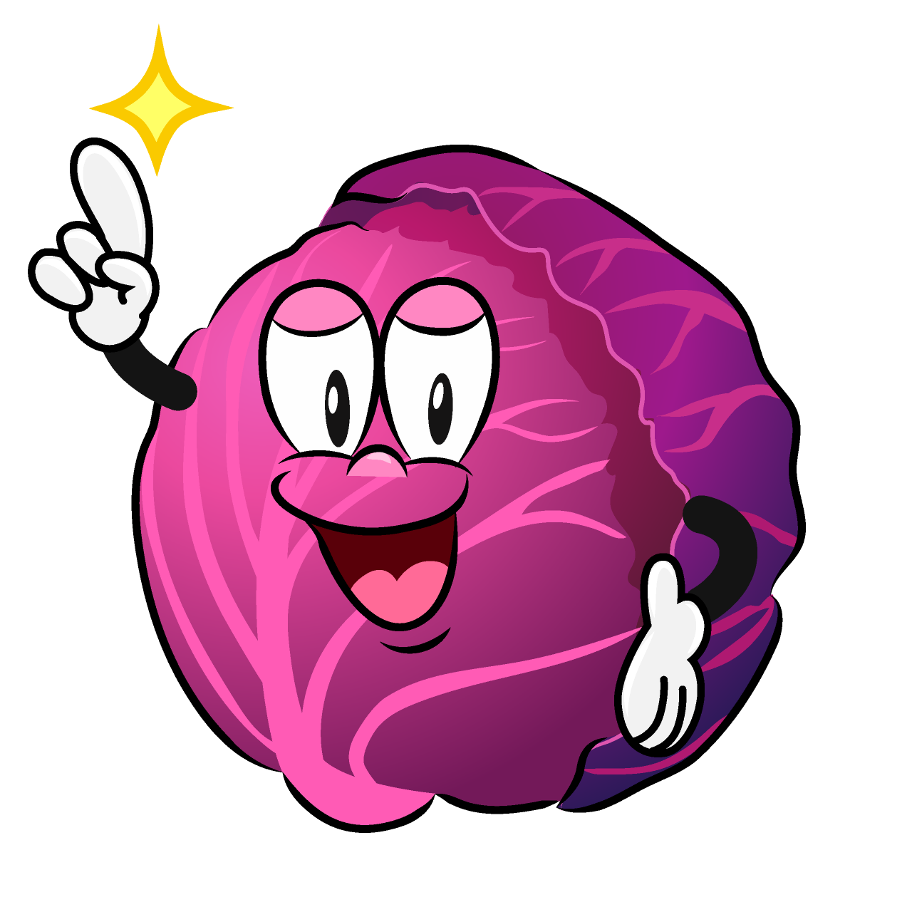 Posing Red Cabbage