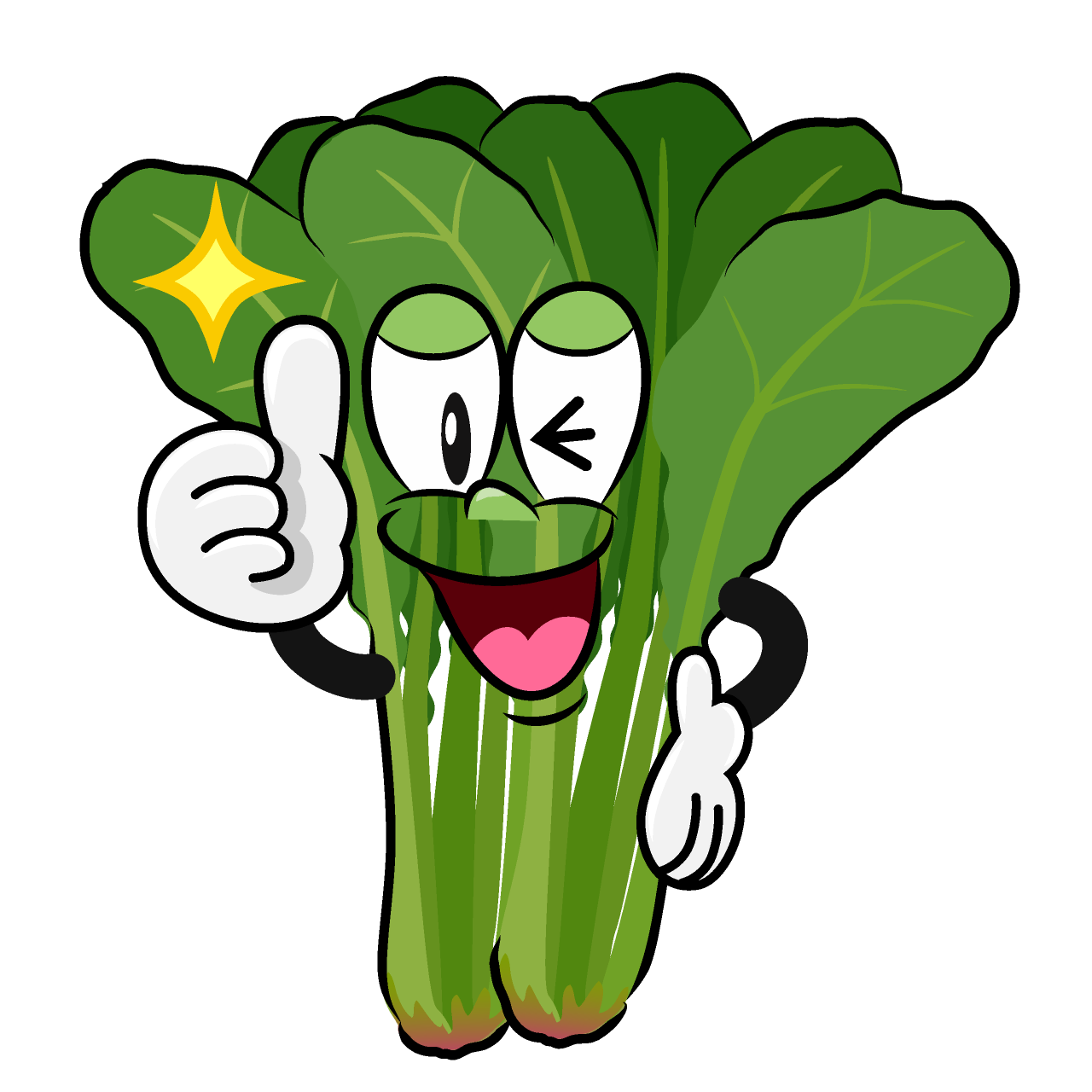 Thumbs up Spinach