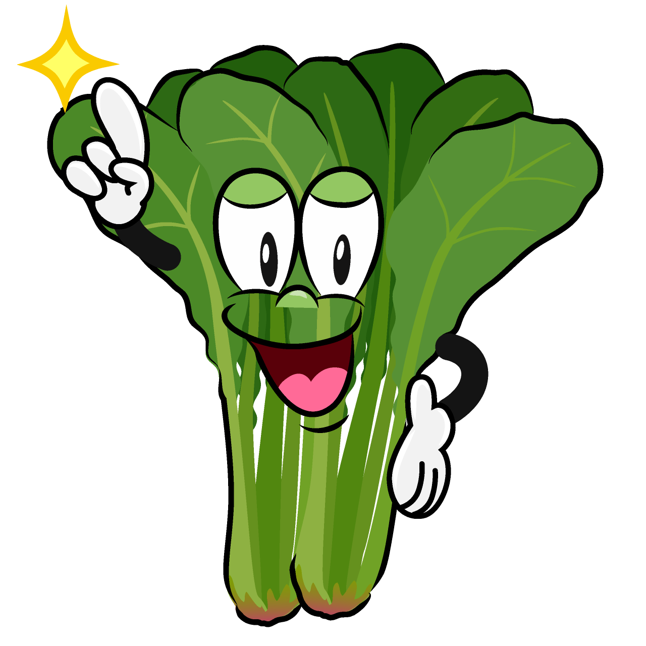 Posing Spinach