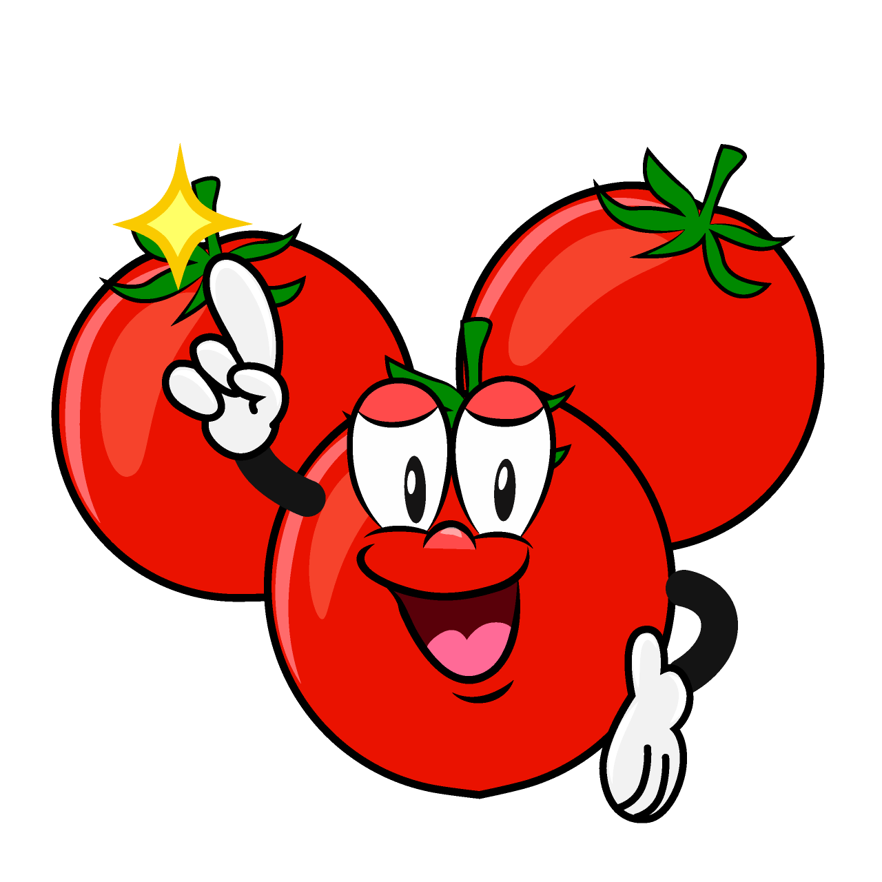 Posing Cherry Tomato