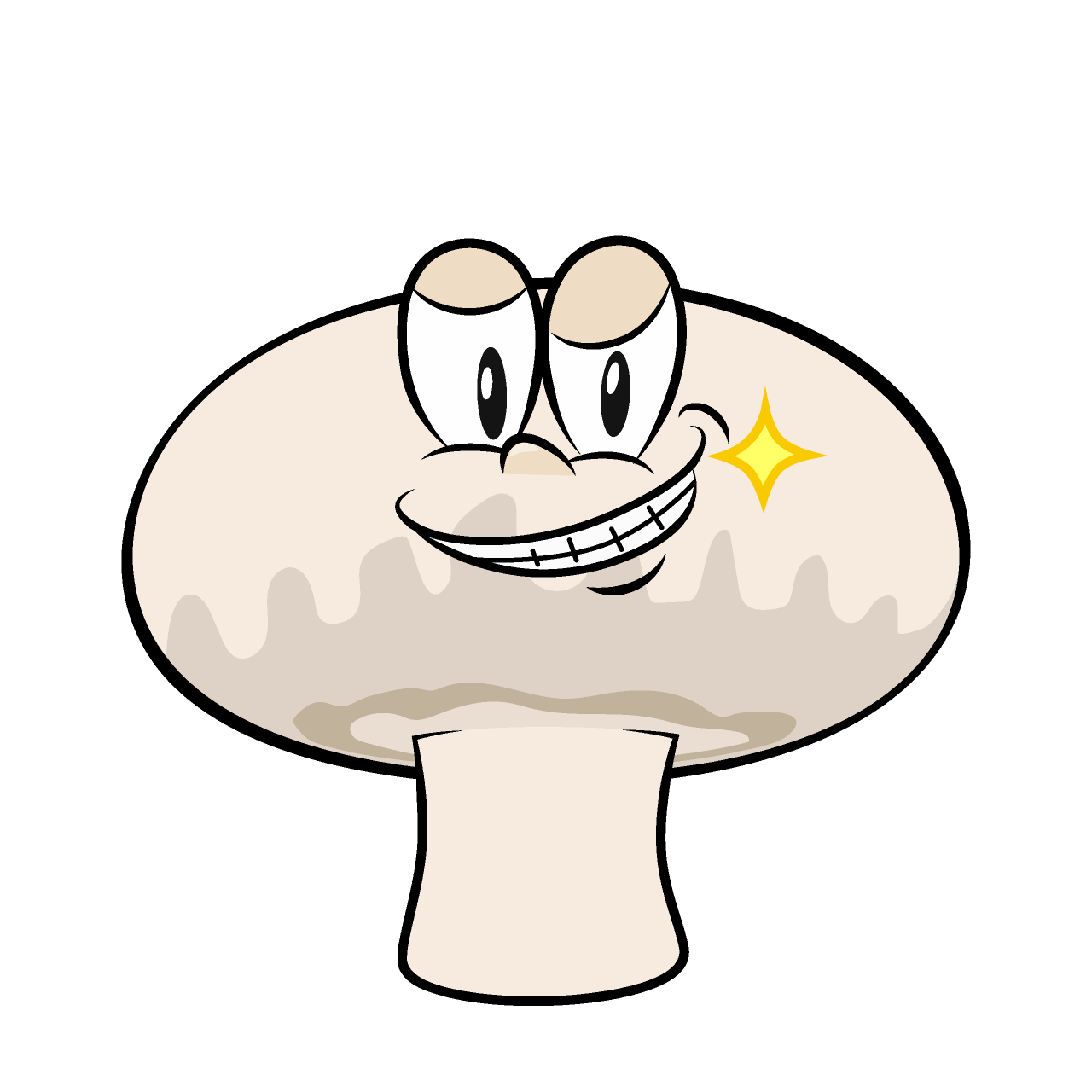 Champiñón Sonriendo