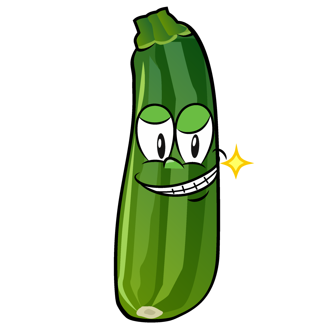 Calabacín Sonriendo