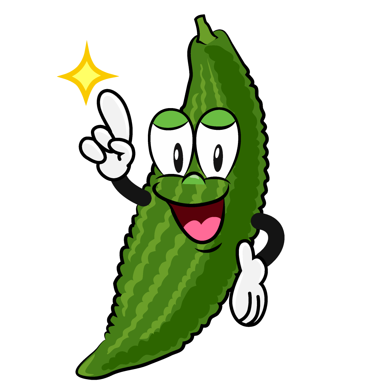 Melón Amargo Posando