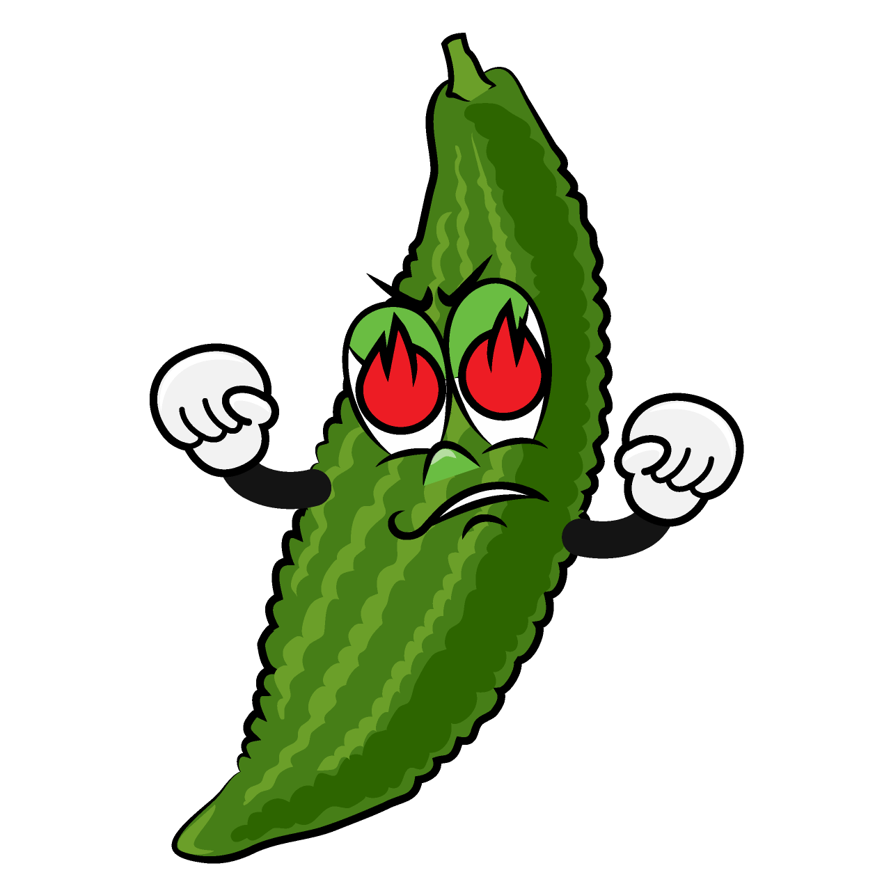 Melón Amargo Entusiasmado