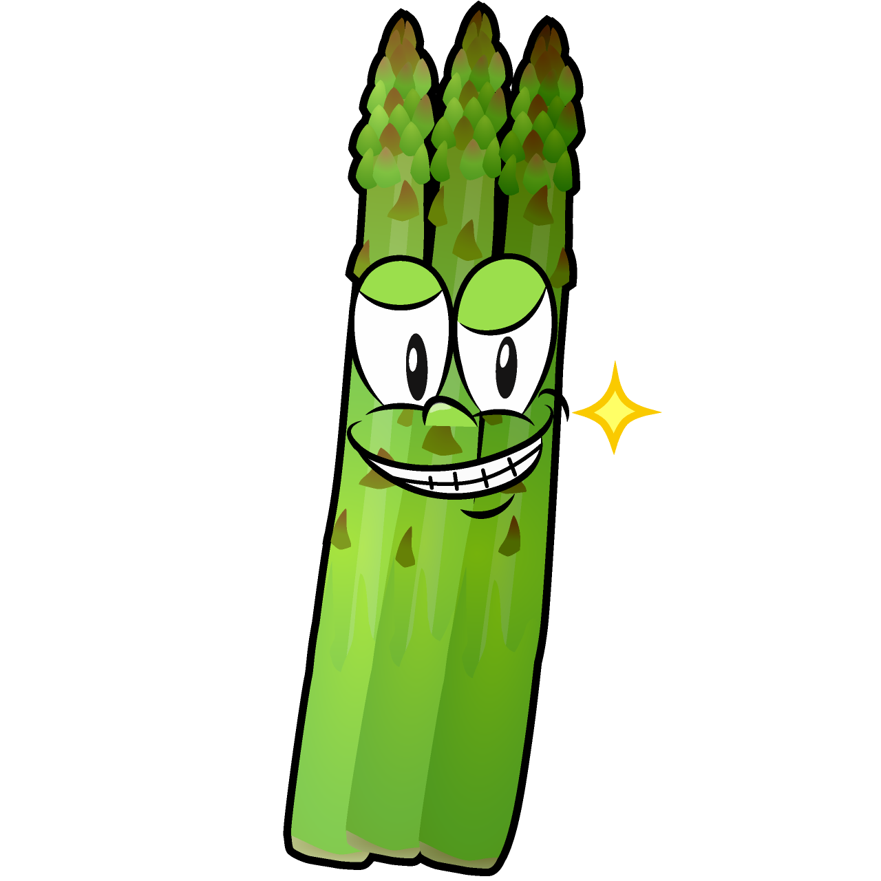 Grinning Asparagus