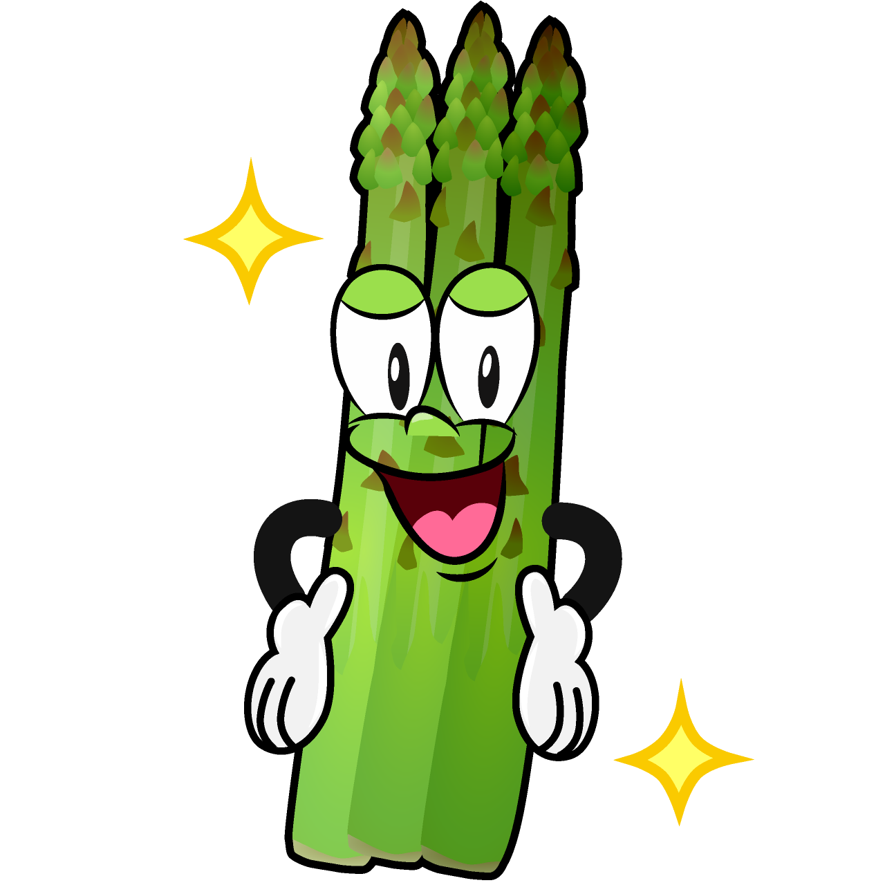 Glitter Asparagus