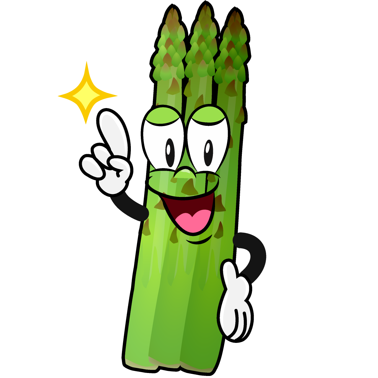 Posing Asparagus