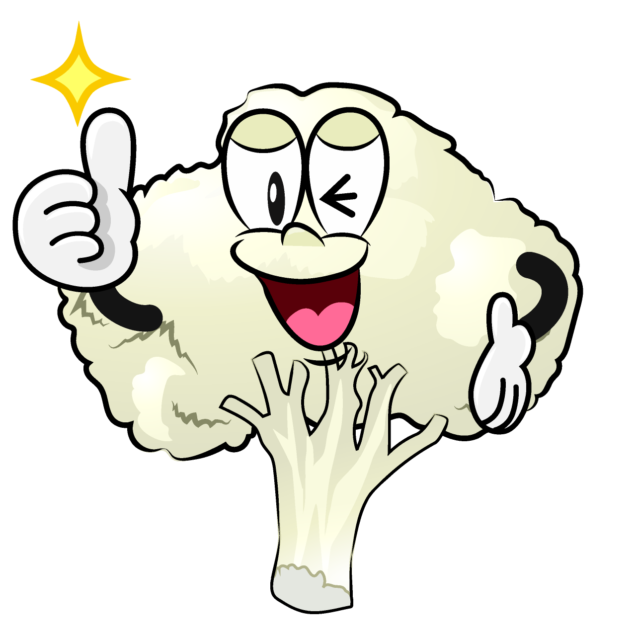 Thumbs up Cauliflower