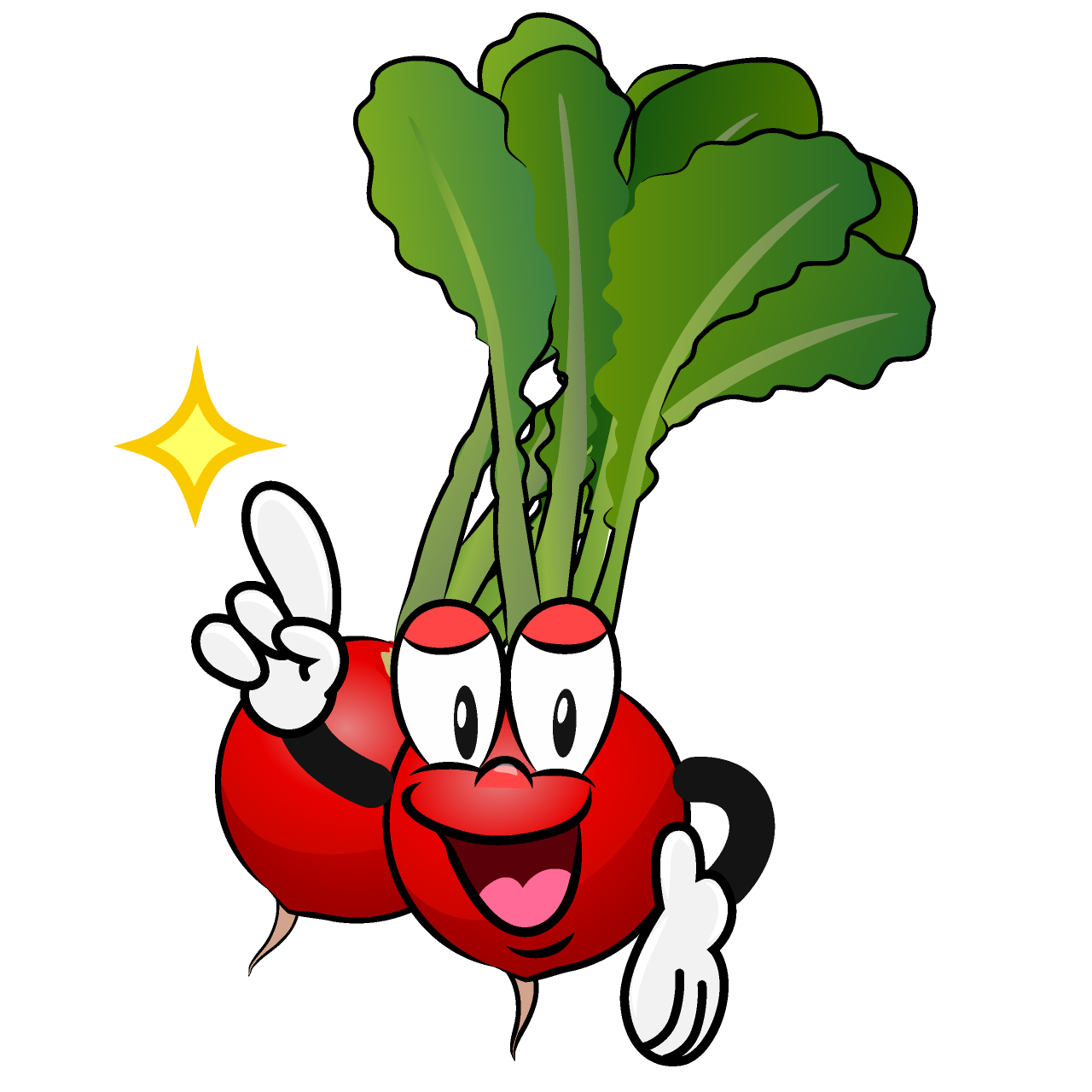 Posing Radish