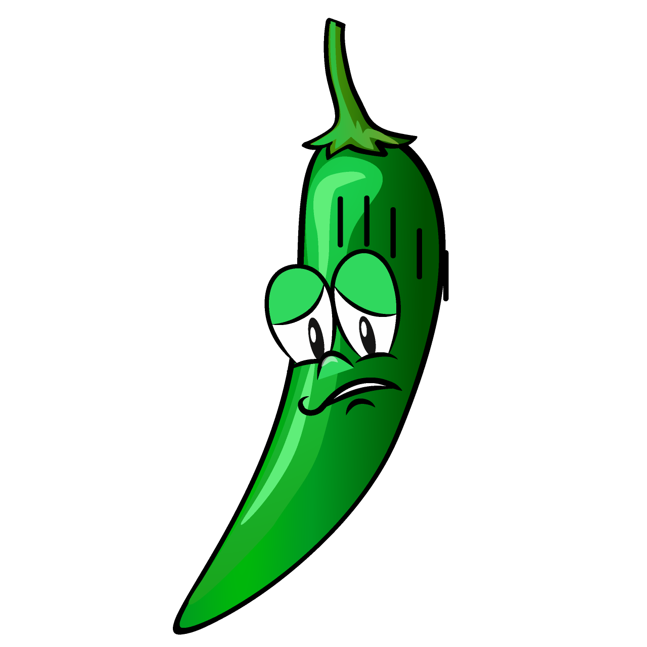 Chile Verde Deprimido