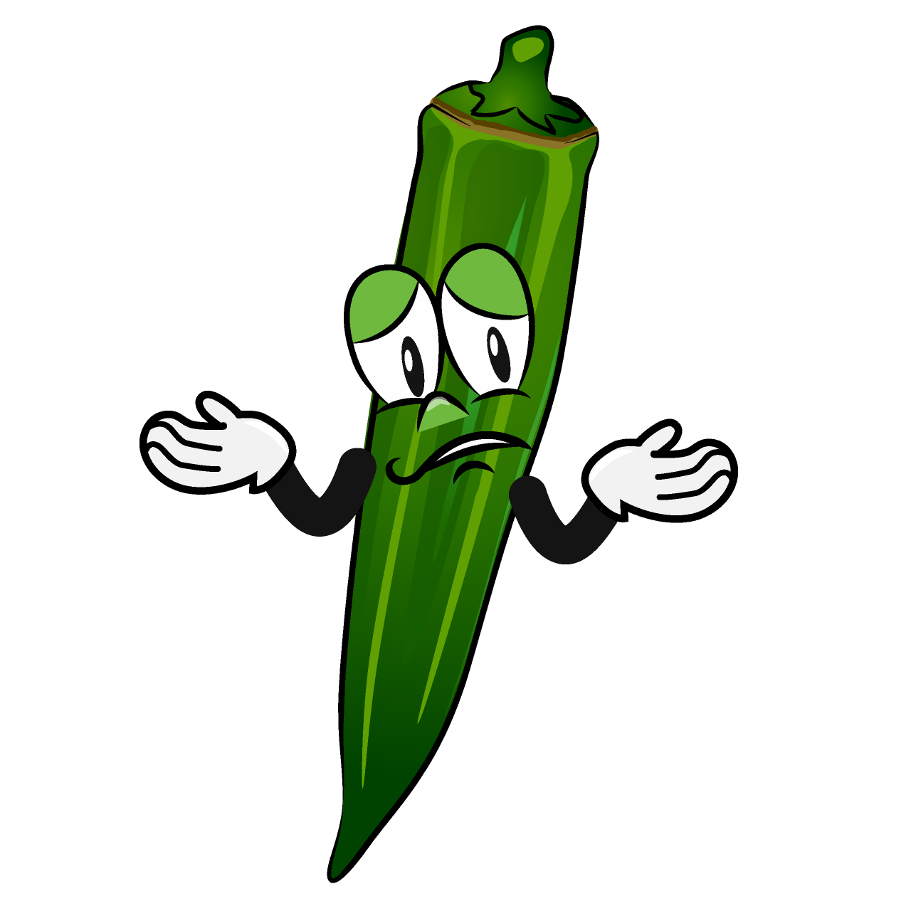 Okra Preocupado