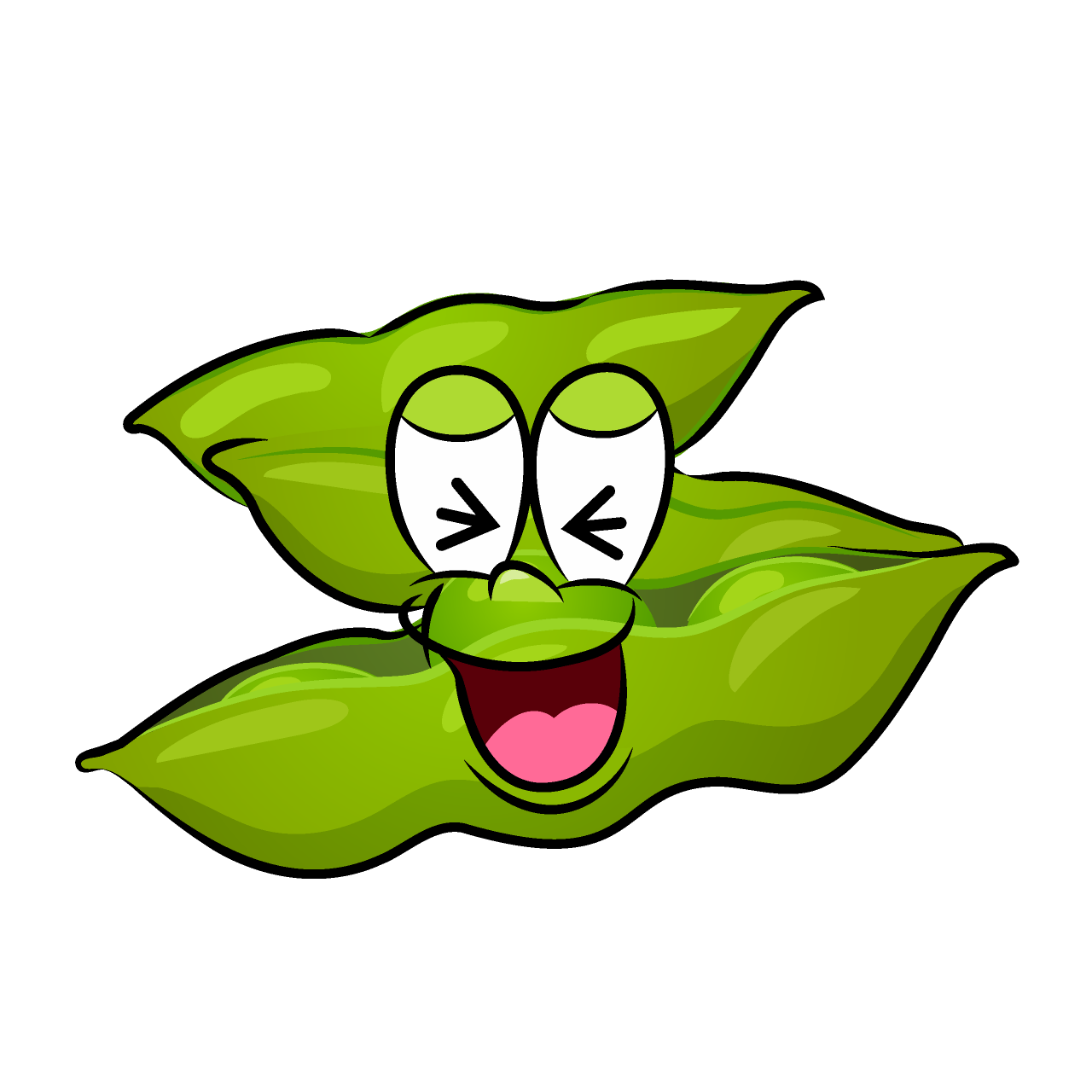 Edamame Riéndose