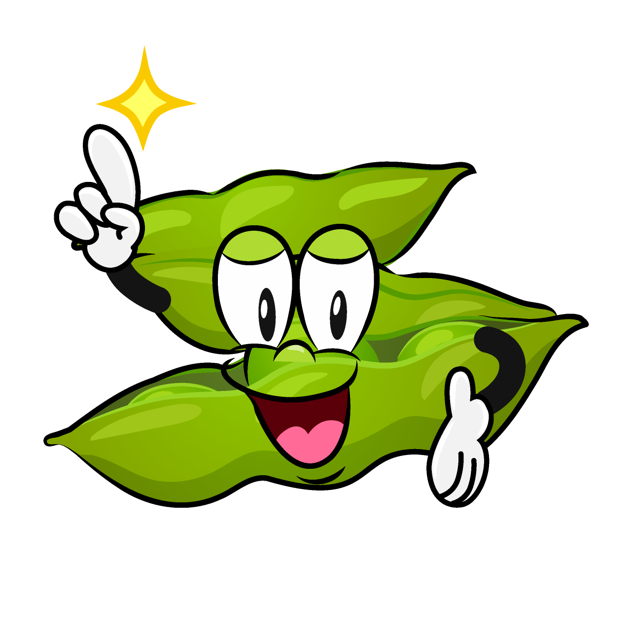 Edamame Posando