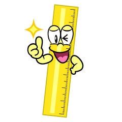 Thumbs up Ruler