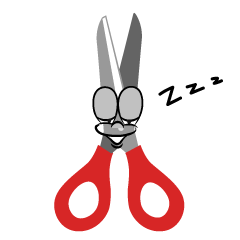 Sleeping Scissors