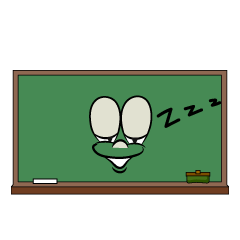 Sleeping Blackboard