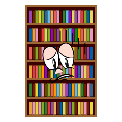 Depressed Bookshelf