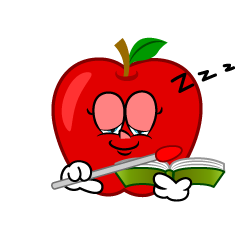 Sleeping Apple Teacher