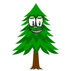 Grinning Pine Tree