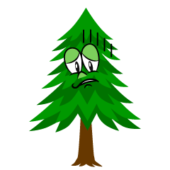 Depressed Pine Tree
