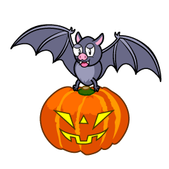 Bat and Pumpkin