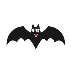 Black Bat Smiling