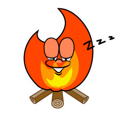 Sleeping Bonfire