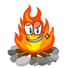 Grinning Campfire