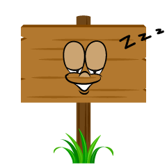 Sleeping Signboard