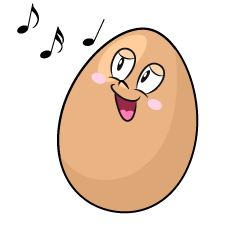 Singing Organic Egg