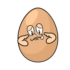 Sad Organic Egg