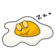Sleeping Fried Egg