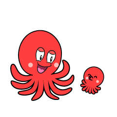 Parent and Child Octopus