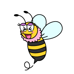 Abeja Chica Riéndose