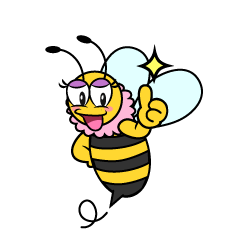 Thumbs up Girl Bee