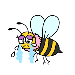 Crying Girl Bee