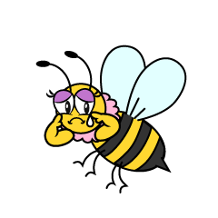 Sad Girl Bee