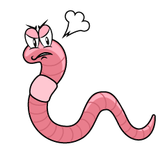 Angry Worm