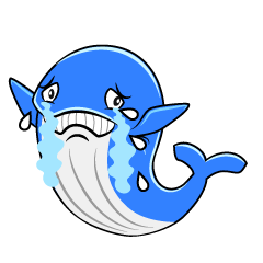 Crying Blue Whale