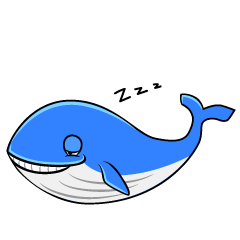 Sleeping Blue Whale