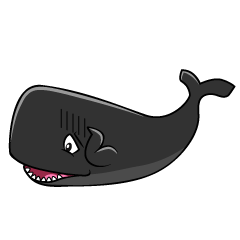Depressed Sperm Whale