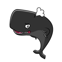 Troubled Sperm Whale