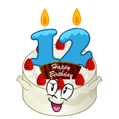 12th Birthday Cake