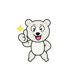 Thumbs Up Polar Bear